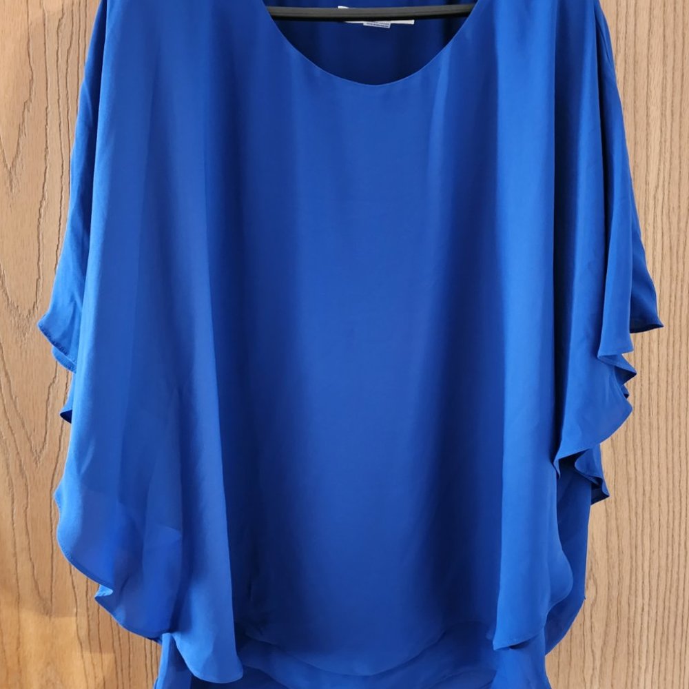 Womens XL Peter Nygard Chiffon Blouse